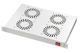 LN-FAN-ONF-4FRM-LG - Универсальная вентиляционная панель с ручным выключателем для 19