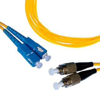 SMRT-FPCD-FCSC-APC-1 - Шнур оптический дуплексный одномодовый - SM - FC-SC - APC - 1м