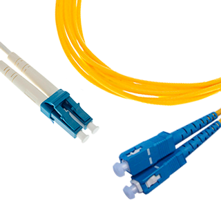 SMRT-FPCD-LCSC-APC-1 - Шнур оптический дуплексный одномодовый - SM - LC-SC - APC - 1м