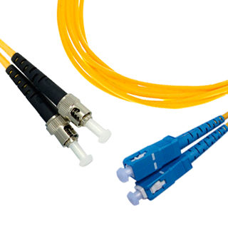 SMRT-FPCD-STSC-SM-1 - Шнур оптический дуплексный одномодовый - SM - ST-SC - UPC - 1м
